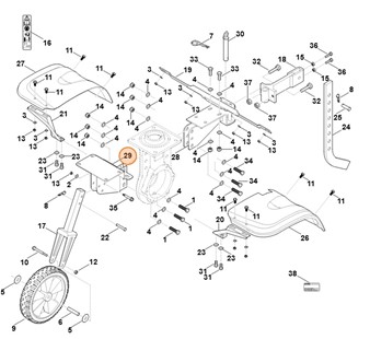 Wspornik silnika, Stihl 62517400202