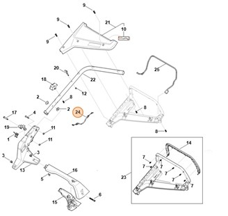 Cięgno linowe, Stihl WB217007505
