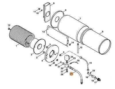 Wąż wysokociśnieniowy, Stihl 47125200601