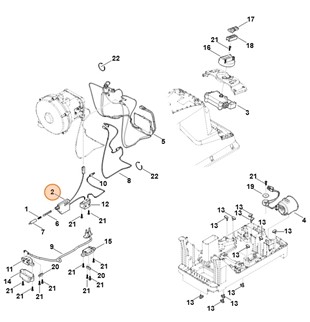 Wyłącznik zatrzymujący, Stihl 60134300200