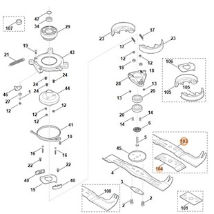 Nóż, STIHL 63607609991