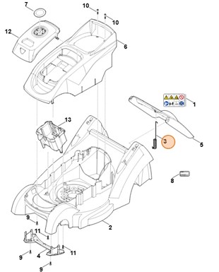 Sprężyna naciągowa, Stihl 63207035110