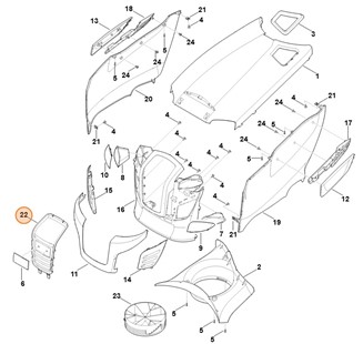 Kratka kompl., Stihl 61707805503