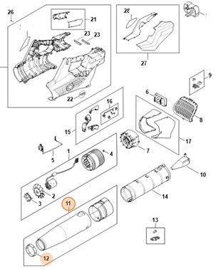 Dysza okrągła, Stihl BA047106200