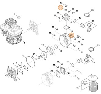 Pierścień uszczelniający, Stihl VB037092020