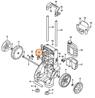 Mocowanie kabla, Stihl 47887922400