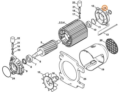 Pierścień uszczelniający, Stihl 47576090200