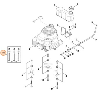 Zestaw naprawczy (wkładka gwintowana), Stihl 00000071800