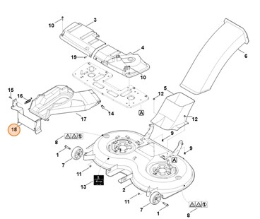 Osłona blaszana, Stihl 61707068210