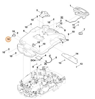 Uchwyt (nasadka prawa), Stihl 63097036915