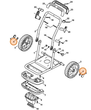 Podkładka zaciskowa, Stihl 47067927200