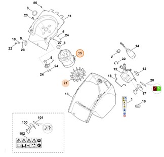 Silnik elektryczny 400V (3,0kW), Stihl 60116000201