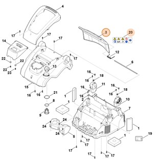 Pokrywa, Stihl 62918201905