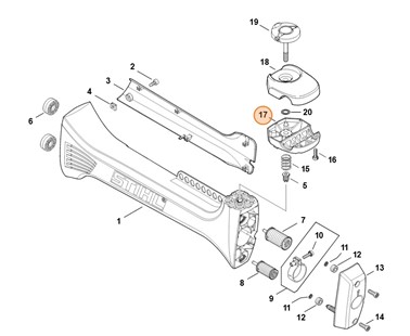 Okładzina zaciskowa, Stihl 41477910901