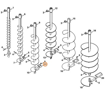 Nóż / noże Ø 90 mm, Stihl 44046823102