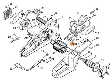 Przełącznik, Stihl 12074350302