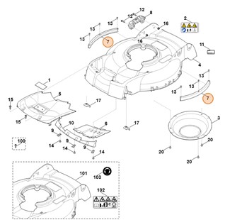 Listwa ochronna, Stihl 63837067311