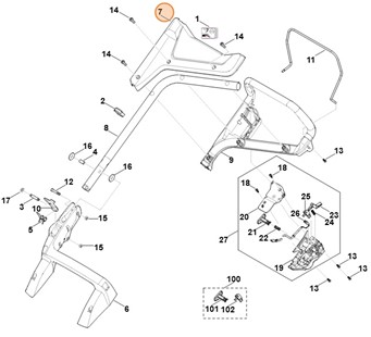 Osłona (panel), Stihl 63387060752