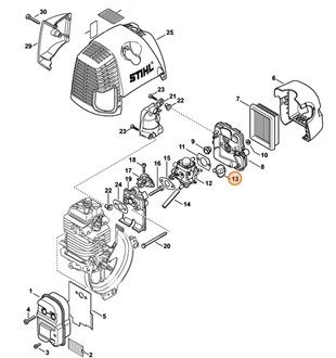 Pokrętło, Stihl 41801829503