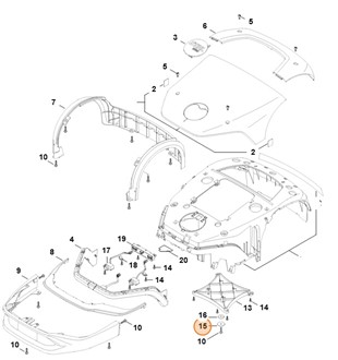 Mocowanie, Stihl IA014032300