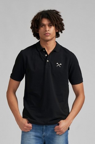 Czarna koszulka polo logo Stihl Timbersports 04213012152, 04213012156, 04213012160, 04213012164, 04213012168