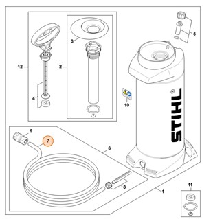 Wąż 4 m, Stihl 43096781100