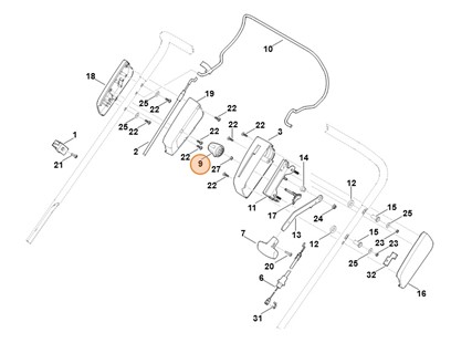 Pokrętło, Stihl 62907084300
