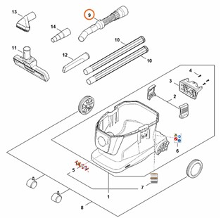 Wąż ssący, Stihl SA045010800