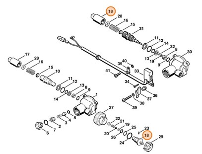 Korpus zaworu, Stihl 47035120700