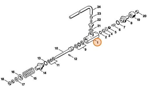 Zawór bezpieczeństwa, Stihl 47125100900