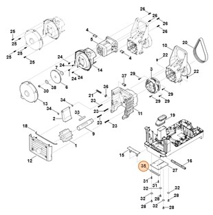 Listwa zaciskowa, Stihl 60137063900