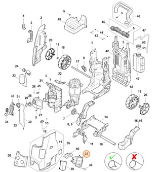 Uchwyt dysz, Stihl RE015025900
