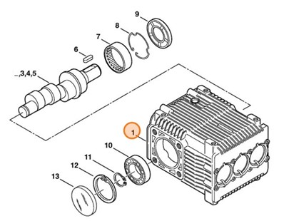 Korpus pompy, Stihl 47707010500