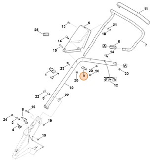Przytrzymywacz, Stihl 63647646700