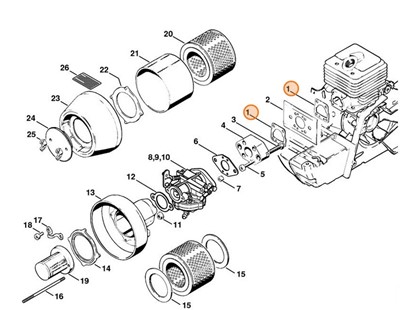Uszczelka, Stihl 11081291110