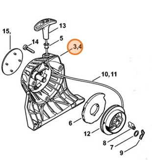 Urządzenie rozruchowe, Stihl 41801904002