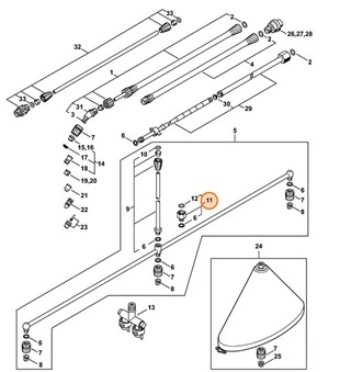 Element łączący, Stihl 42555031200