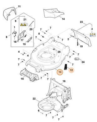 Obudowa, Stihl WA217008590