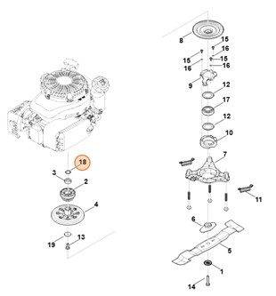 Pierścień uszczelniający 22x3, Stihl 96459457692