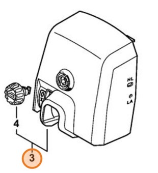 Pokrywa komory gaźnika, Stihl 11271401900
