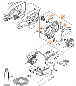 Zbiornik oleju, Stihl LA033504400