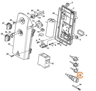 Przewód przyłącza zasilania Europa, Stihl 47534402000