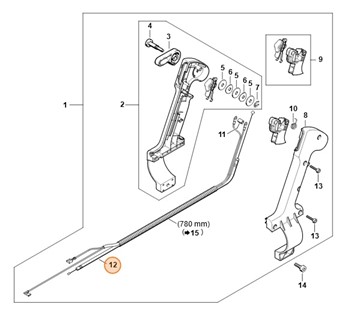 Linka gazu, Stihl 42031801105