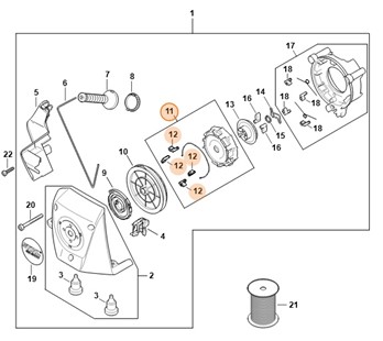 Obudowa, Stihl 42831900721