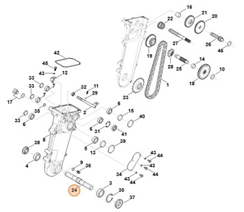 Wałek napędowy, Stihl 62506422200