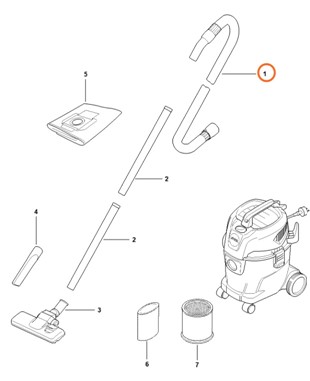 Wąż ssący, Stihl SE015000500