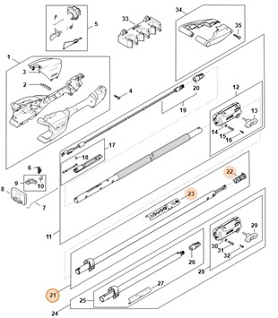 Wysięgnik, Stihl LA027107103