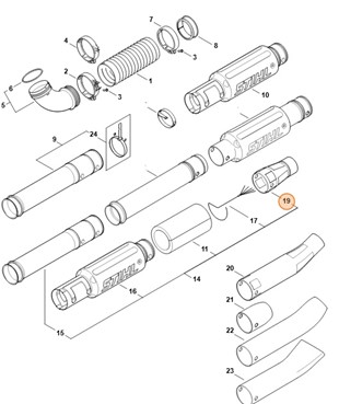 Dysza okrągła prosta, Stihl 42827086370