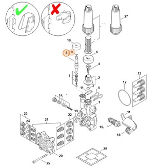 Przyłącze węża, Stihl 49507007301