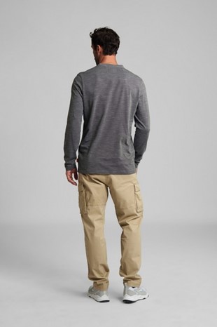 Koszulka z długim rękawem zielona HENLEY, 04213009448, 04213009452, 04213009456, 04213009460, 04213009464, 04213009468